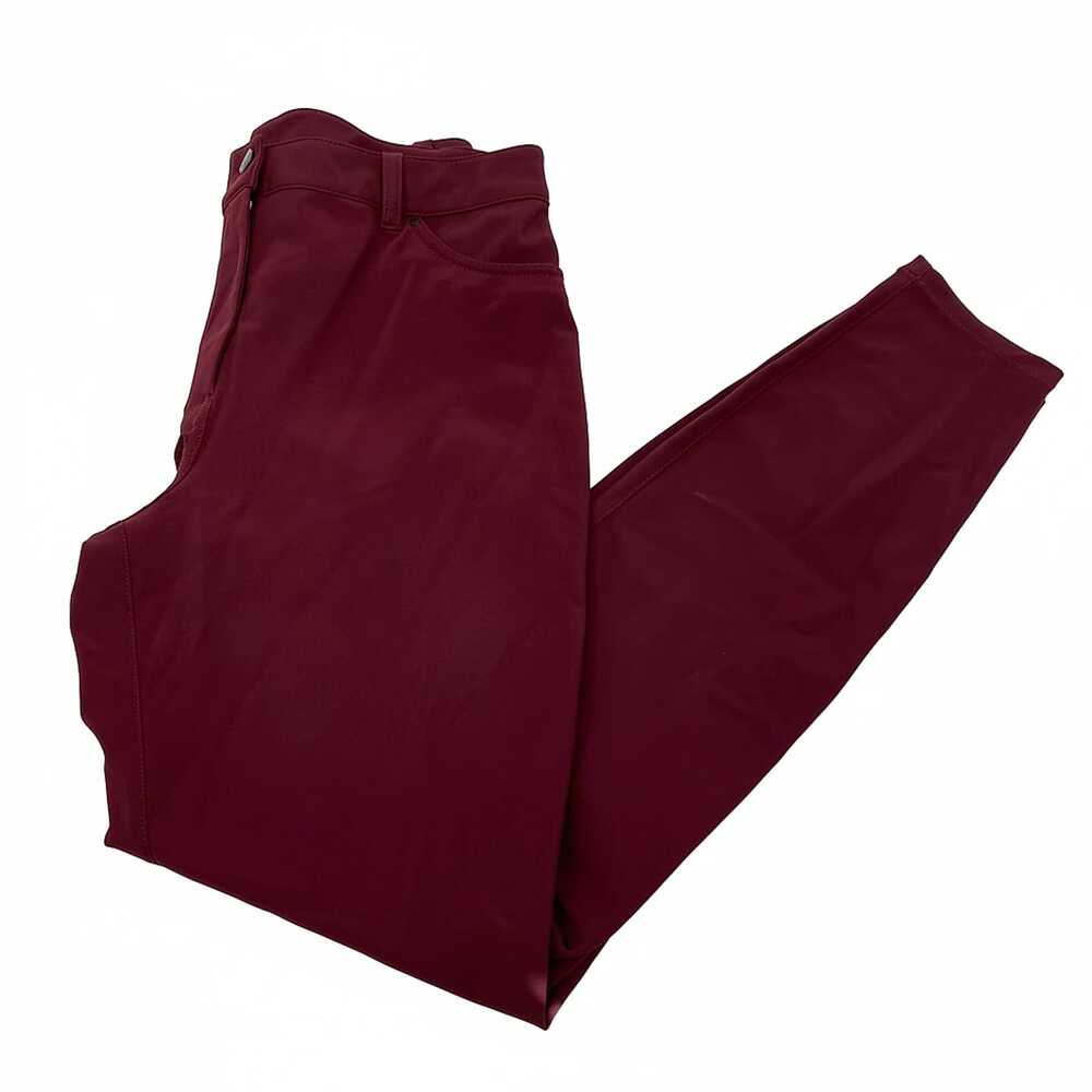 Lululemon Red Jogger Trousers | Women’s Regular Size 12
